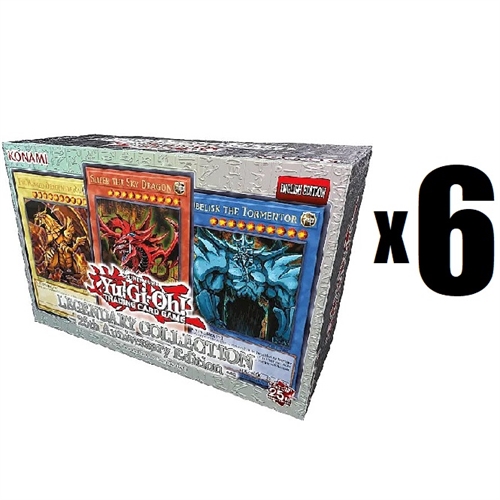 6x Yu-Gi-Oh! Legendary Collection 25th Anniversary Edition Box - Yu-Gi-Oh kort (Case)